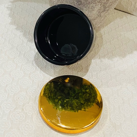 F3-BUNDLE ONLY!Black Honeycomb Trinket Box with Gold Lid - Picture 6 of 9